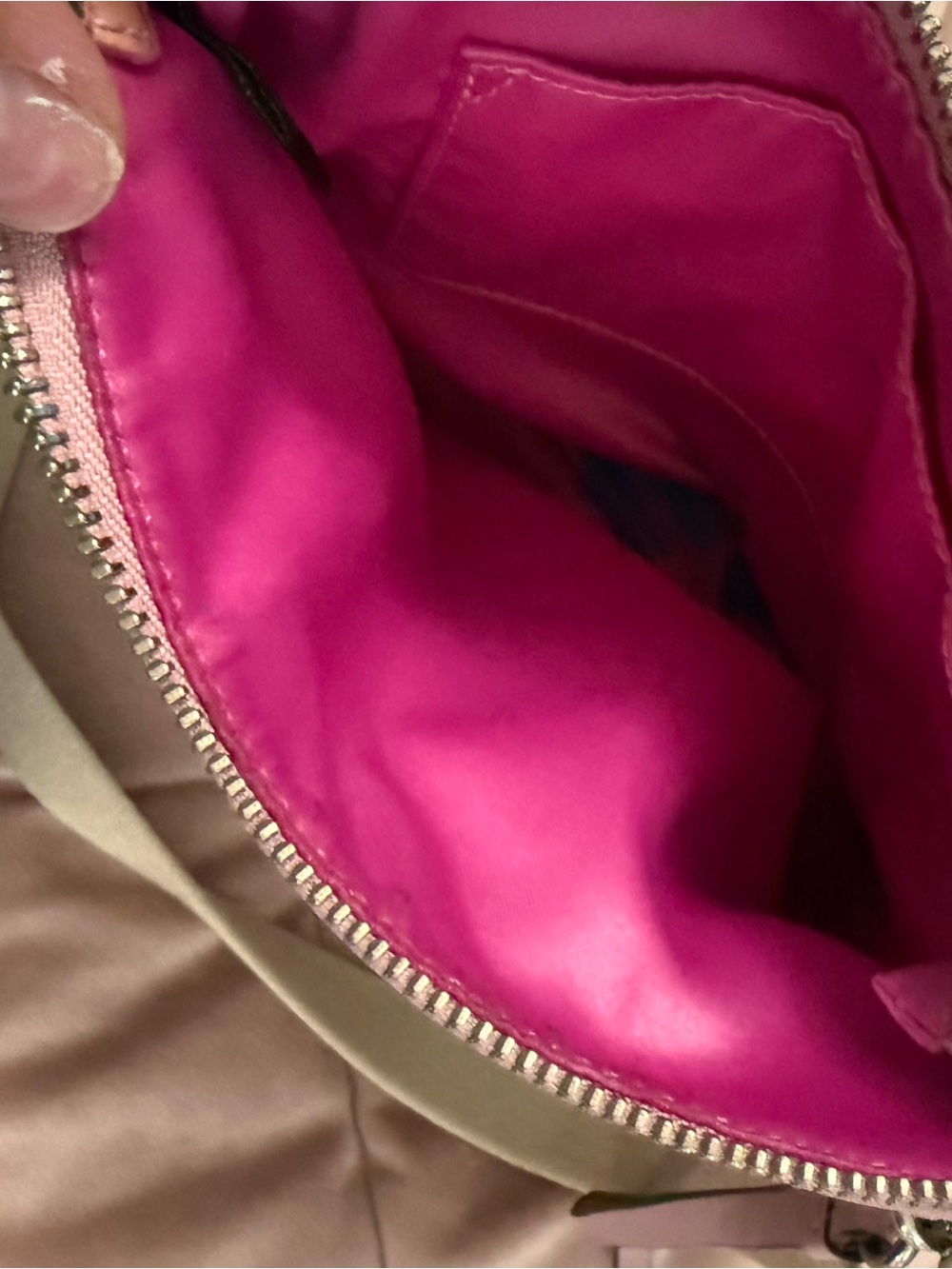 Coach Pink and khaki poppy swing pack Signature Canvas Crossbody Bag - Picture 4 of 6